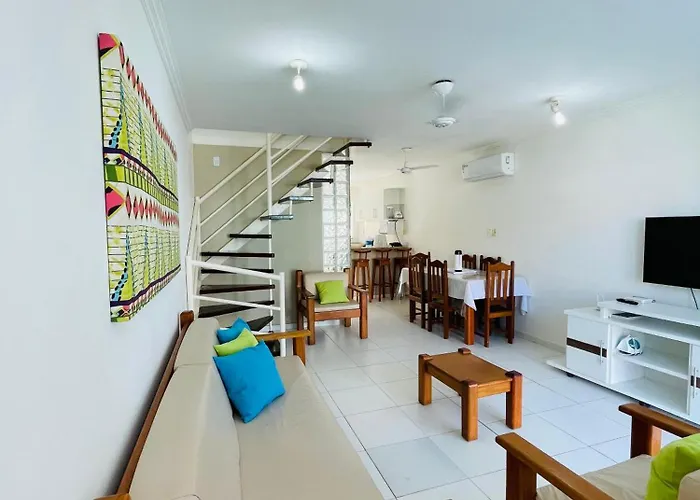 Apartamento próximo ao Axé Moi - Praia Taperapuã- BA- até 8 pessoas
